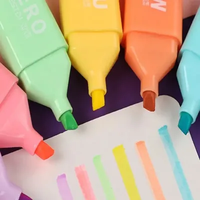 Bear shaped Mini Highlighter Set (6 pcs)